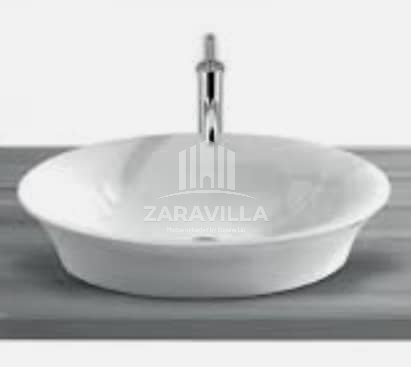Ceramic Vessel Sink Above Counter Oval Bathroom Porcelain Sink 2